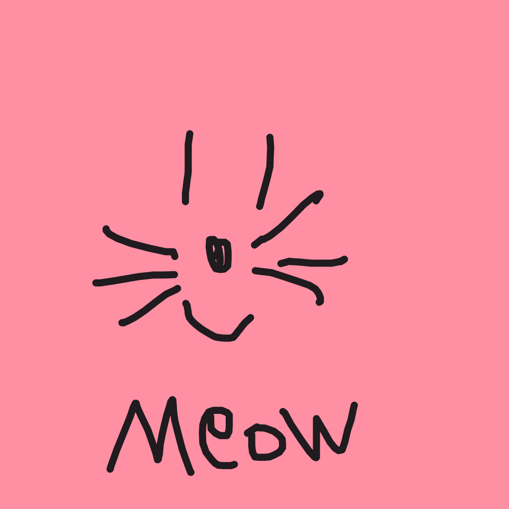 Doodle “Meow” by @doodler