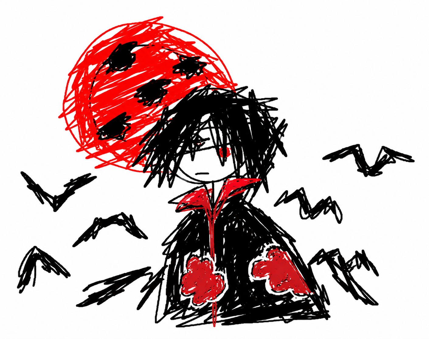 Doodle “Itachi Uchiha” by @doodler