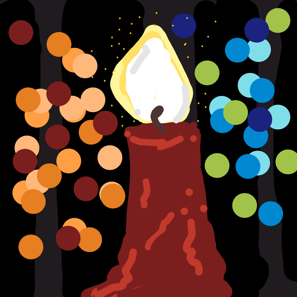 Doodle titled “Like candle  ...!🤭🌺
@art_heart_ad” by @art_heart_ad on DoodleGram