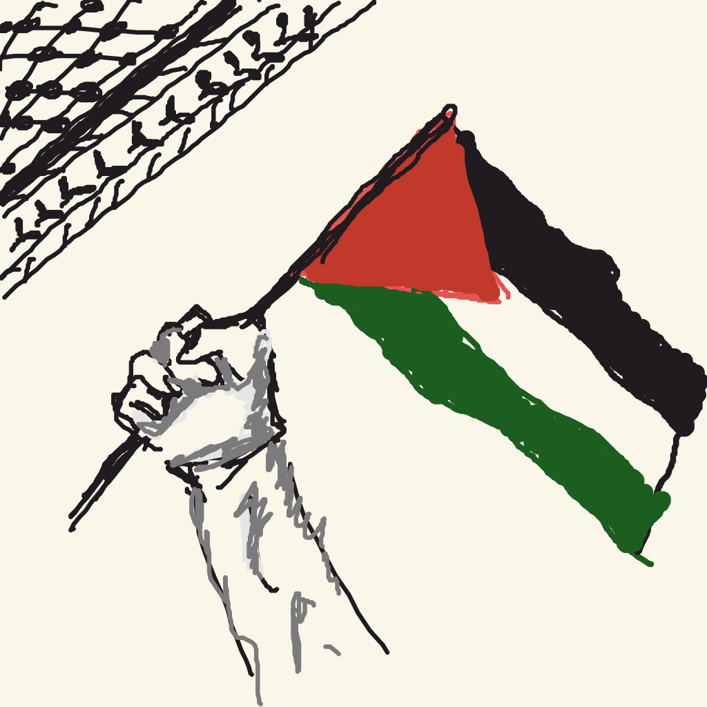 Doodle “Free Palestine” by @doodler_fcfd21